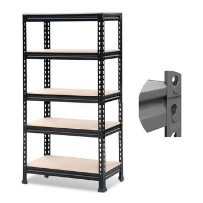 

Black Metal Adjustable 3 4 5 Tier Kitchen Shelves Racking Storage Holders Stacking Racks Shelves