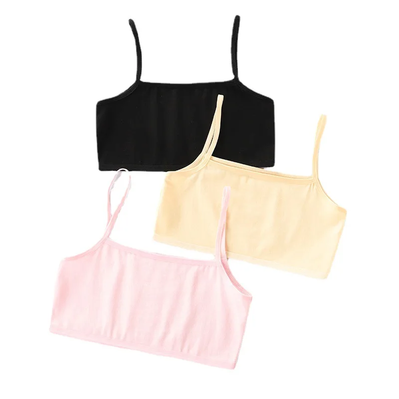 No Underwire Comfort Vest For Teenage Girls During Development Student Bra Children's Underwear