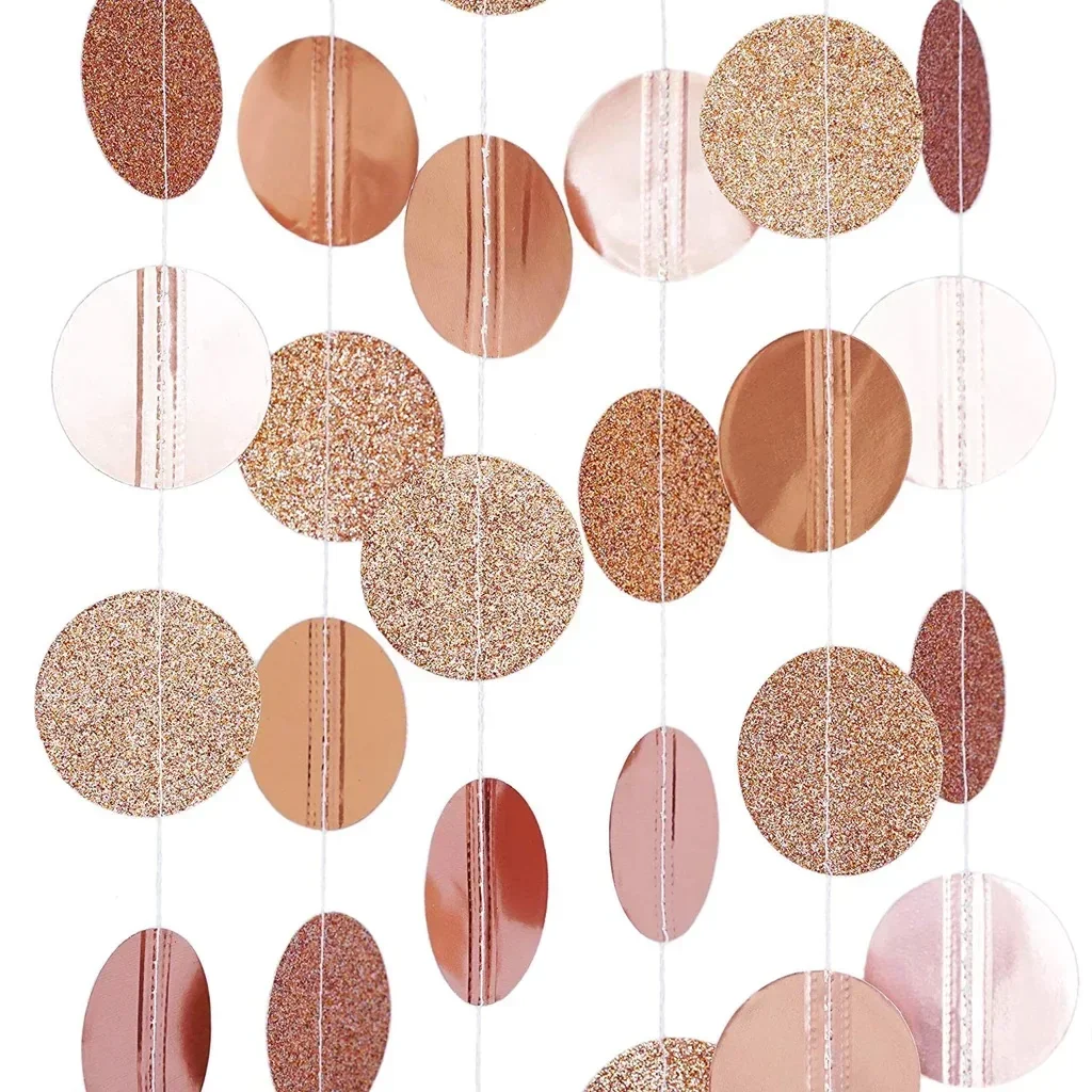 Circle Dots Paper Garland Backdrop