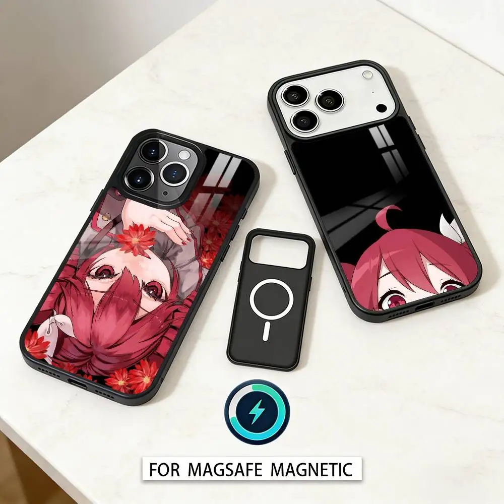 

1PC K-Kasane T-Teto Phone Case For iPhone 17,16,15,14,13,12,Pro,Max For Magsafe Magnetic Wireless Charging