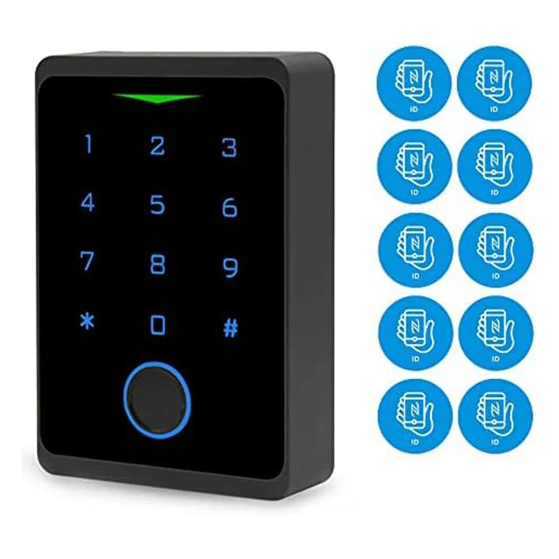 

WiFi Access Control Keypad,Fingerprint Controler,125Khz Card,Door Lock Opener, APP Door Keypad,Remote Control Door Lock