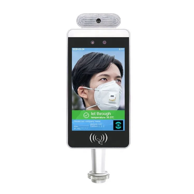 Face Recognition Access Control Camera Device with Temperature & Facemask Check