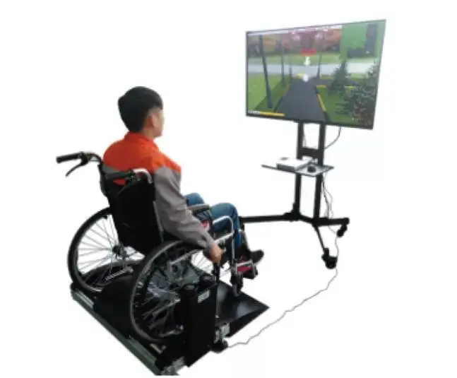 Virtual Rehabilitation A simulator  powered wheelchairs in immersive virtual reality CAVE