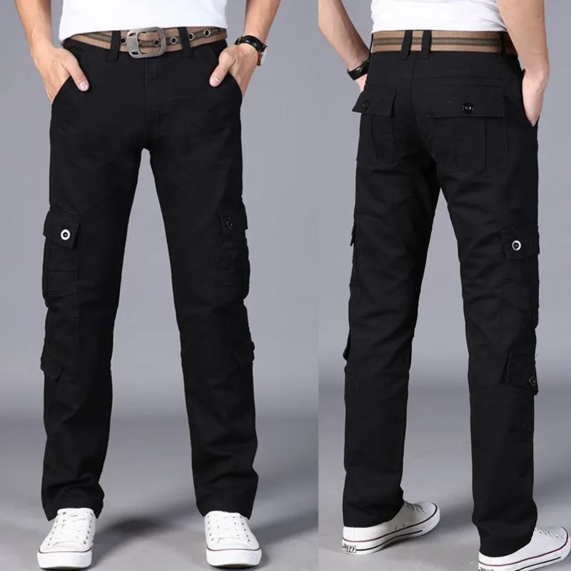 سراويل عمل سريعة فضفاضة ذات أنبوب مستقيم للرجال من فور سيزونز، مقاومة للاهتراء ومتينة لإصلاح السيارات، سراويل جندية خاصة