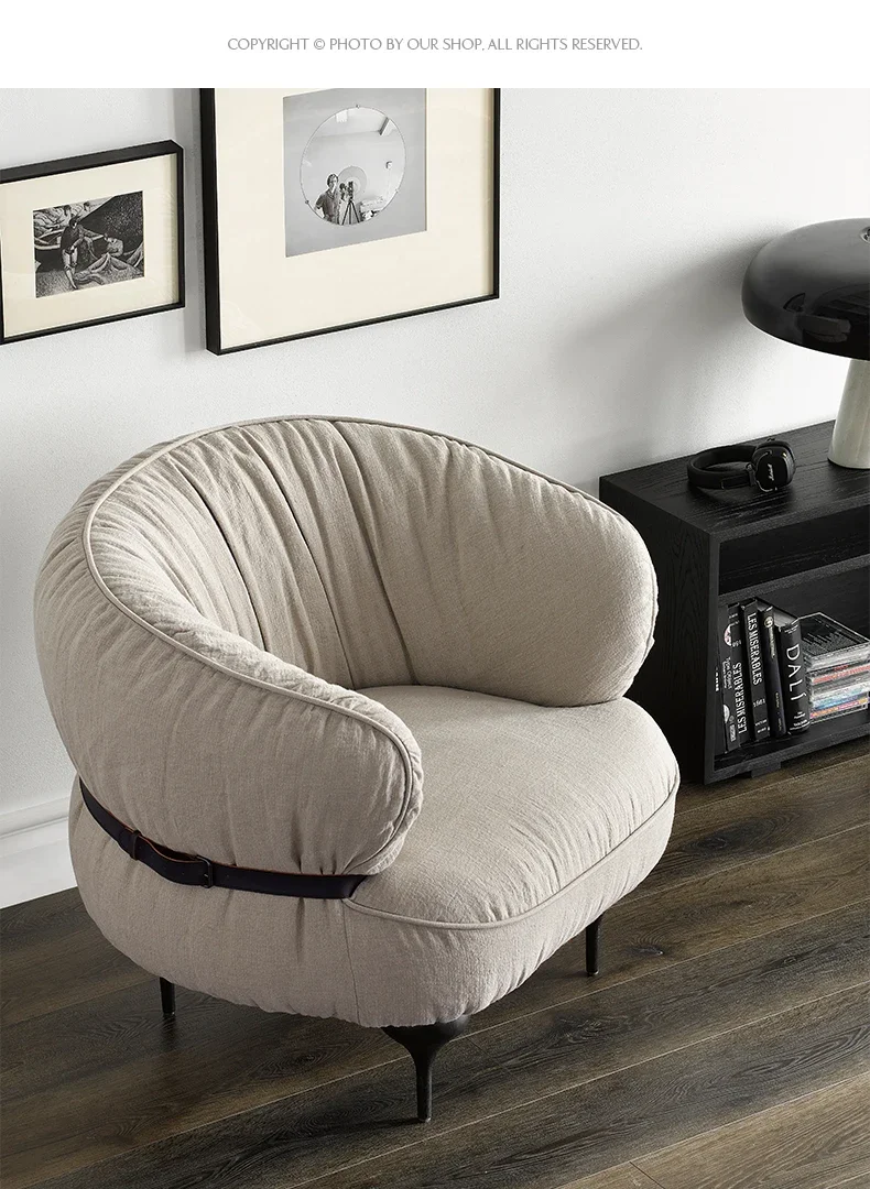 Leinencouch, einzeln geschlossen, moderner Break Kinber Chair Designer