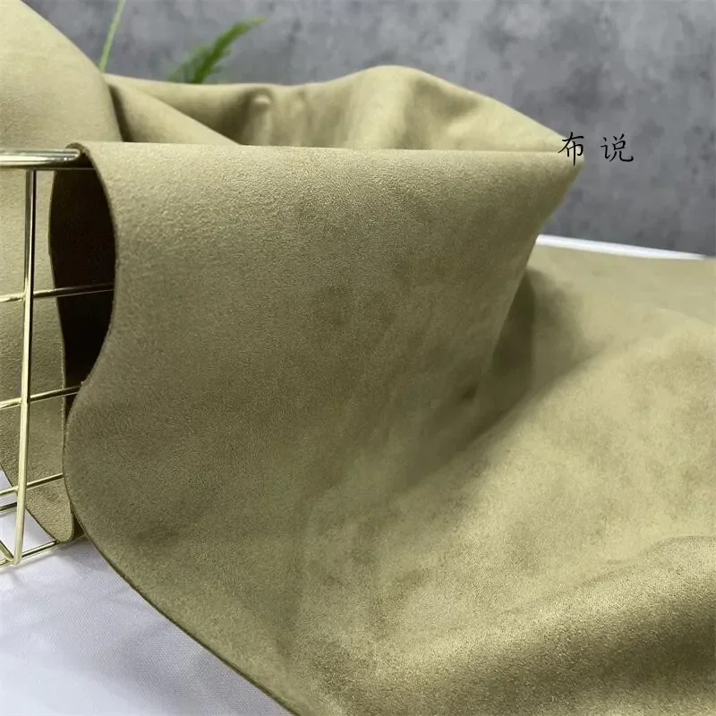 طبقة الهواء تنورة سميكة نسيج الجلد المدبوغ المرن للتنورة سترة الأزياء أبريل القماش Diy بها بنفسك الخياطة لكل متر المواد #3