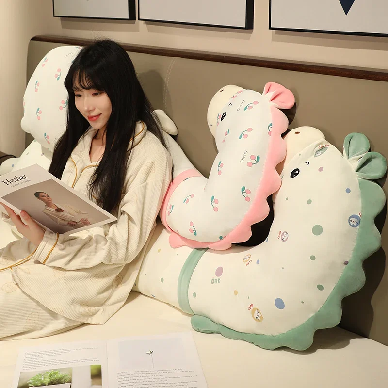 

Breathable Cool Cartoon Horse Plush Pillow Cotton Stuffed Sleeping Throw PillowBig Size Back Cushion Lovely Bedroom Decor