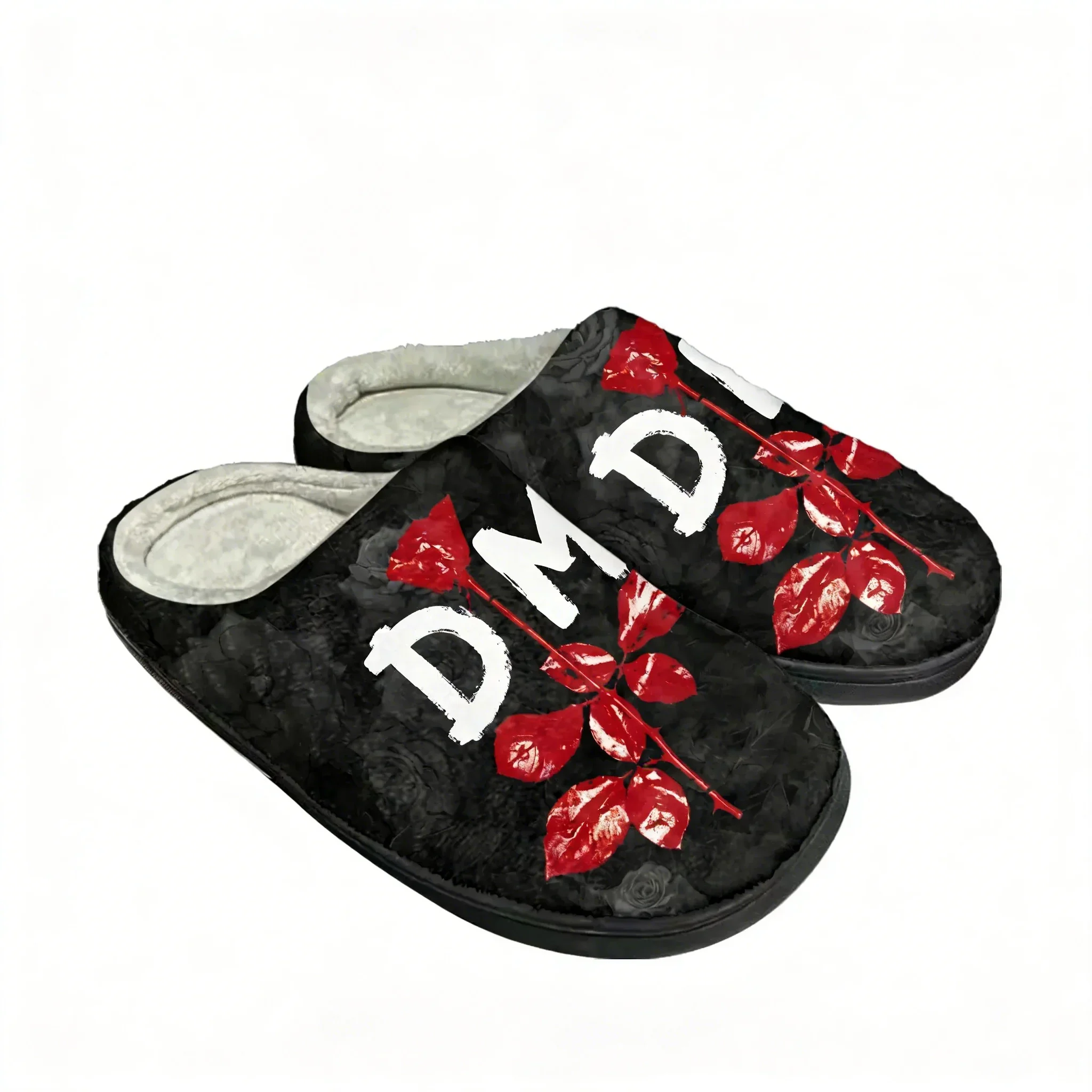 Pantuflas Personalizadas de Algodón con Diseño de la Banda Depeche Rock, Sandalias para Hombre y Mujer, Pantuflas de Felpa Violator, Calzado Casual para Mantener el Calor, Pantuflas Térmicas