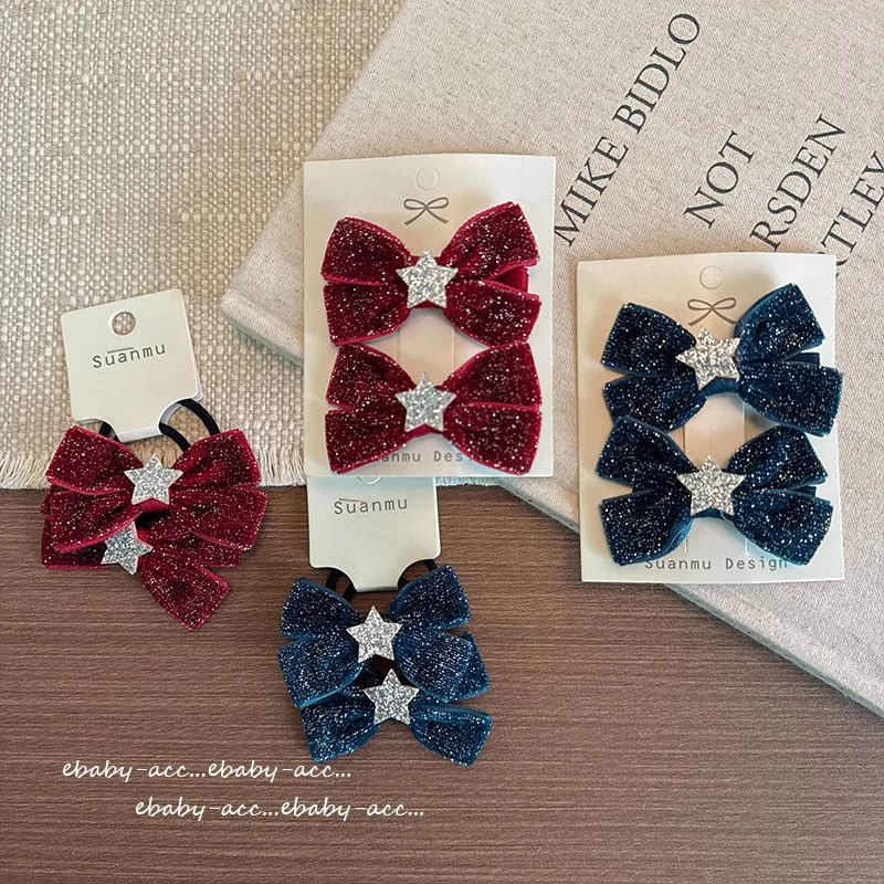 Velvet Burgundy Bow…