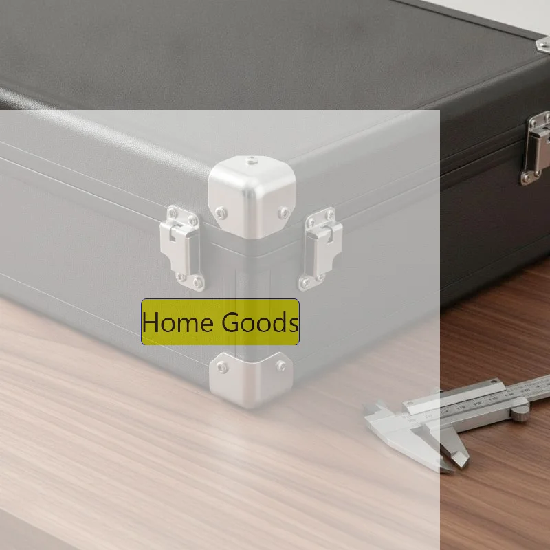 6 Hole Reinforced Metal Corner Bracket Angle Code Hardware Fitting For Tool Case Aviation Cabinet Reinforce Repair
