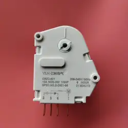 1Pc 110V 6H21Min Factory Direct Defrost Timer 2-3-4-1 Four-Pin On The Door Refrigerator Accessories Mechanical Defroster