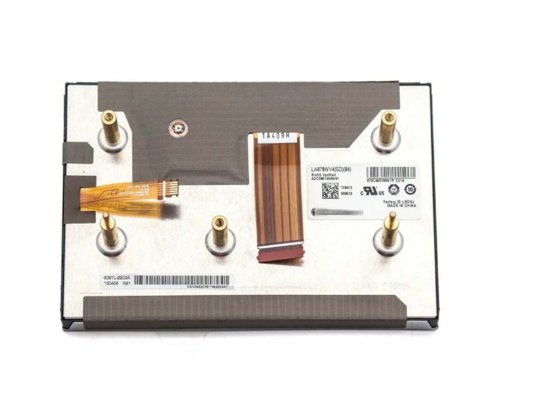 LA070WV4SD04 módulo LCD 7 polegadas display para Mercedes Pegeout sistema de áudio navegação do carro