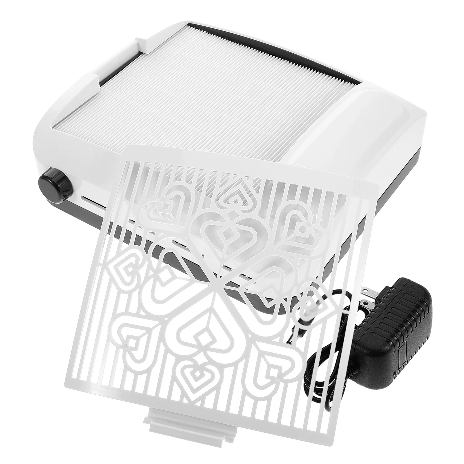 

Пылесос для ногтей 100 Вт электрический мощный всасывающий пылесборник профессиональный маникюр педикюр эргономичная подставка для рук