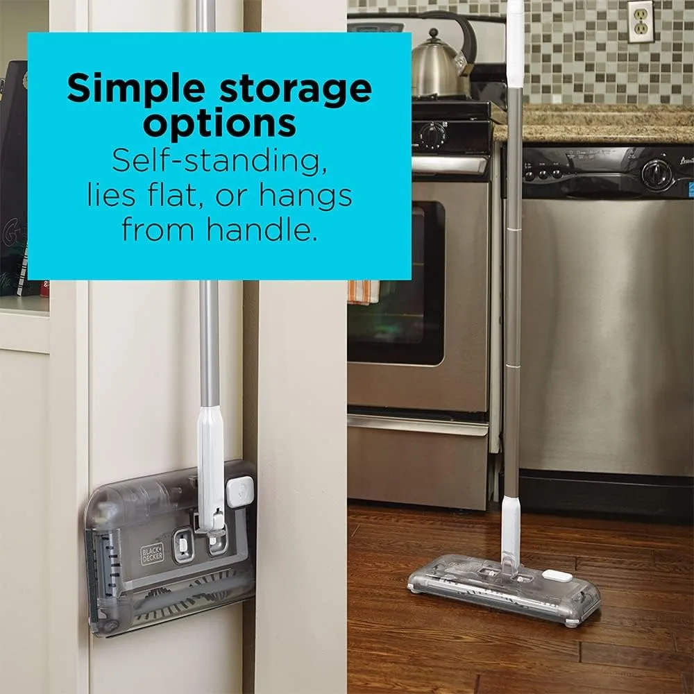 50분 리튬 바닥 청소기, 다중 표면 사용, 충전기 포함, 독립형 디자인으로 쉽게 청소하고 주차할 수 있음