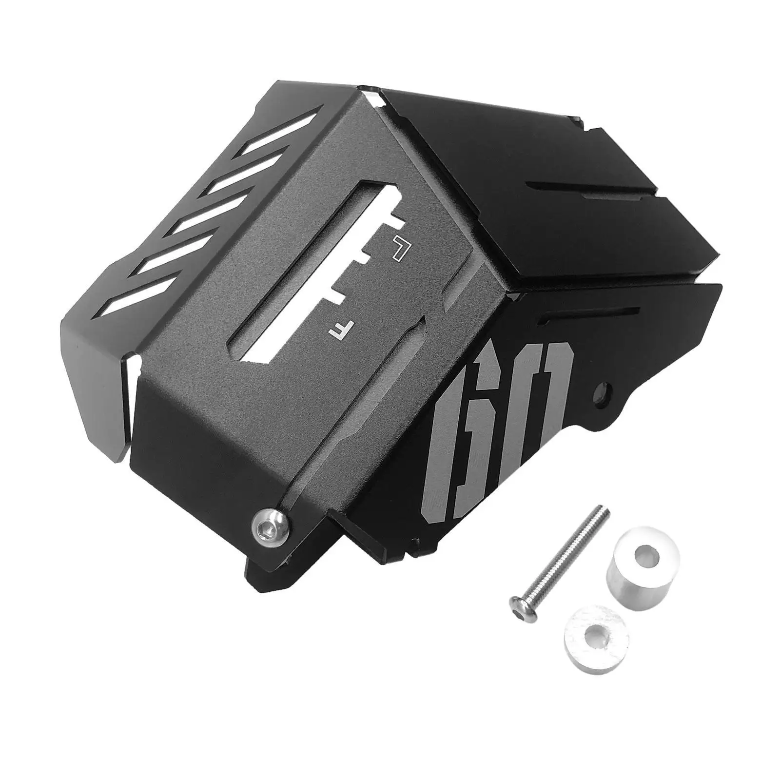 Water Coolant Reservoir Tank Guard Cover Protector for Yamaha MT-09 MT09 FZ-09, Easy to install without modification