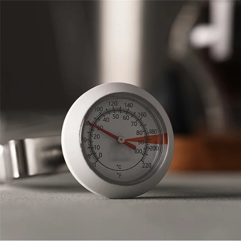 

ABFU-Milk Foam Thermometer Pointer Thermometer Pour-Over Coffee Mechanical Thermometer Cafe Tool Kitchen Accessories