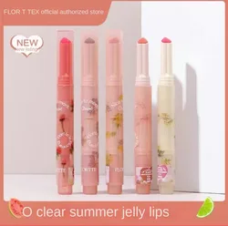 FLORTTE Floria First Kiss Series Love Stick Lipstick Pen Mirror Watershine Lip Glaze Water Moisturizing Love Lipstick 13 Colour