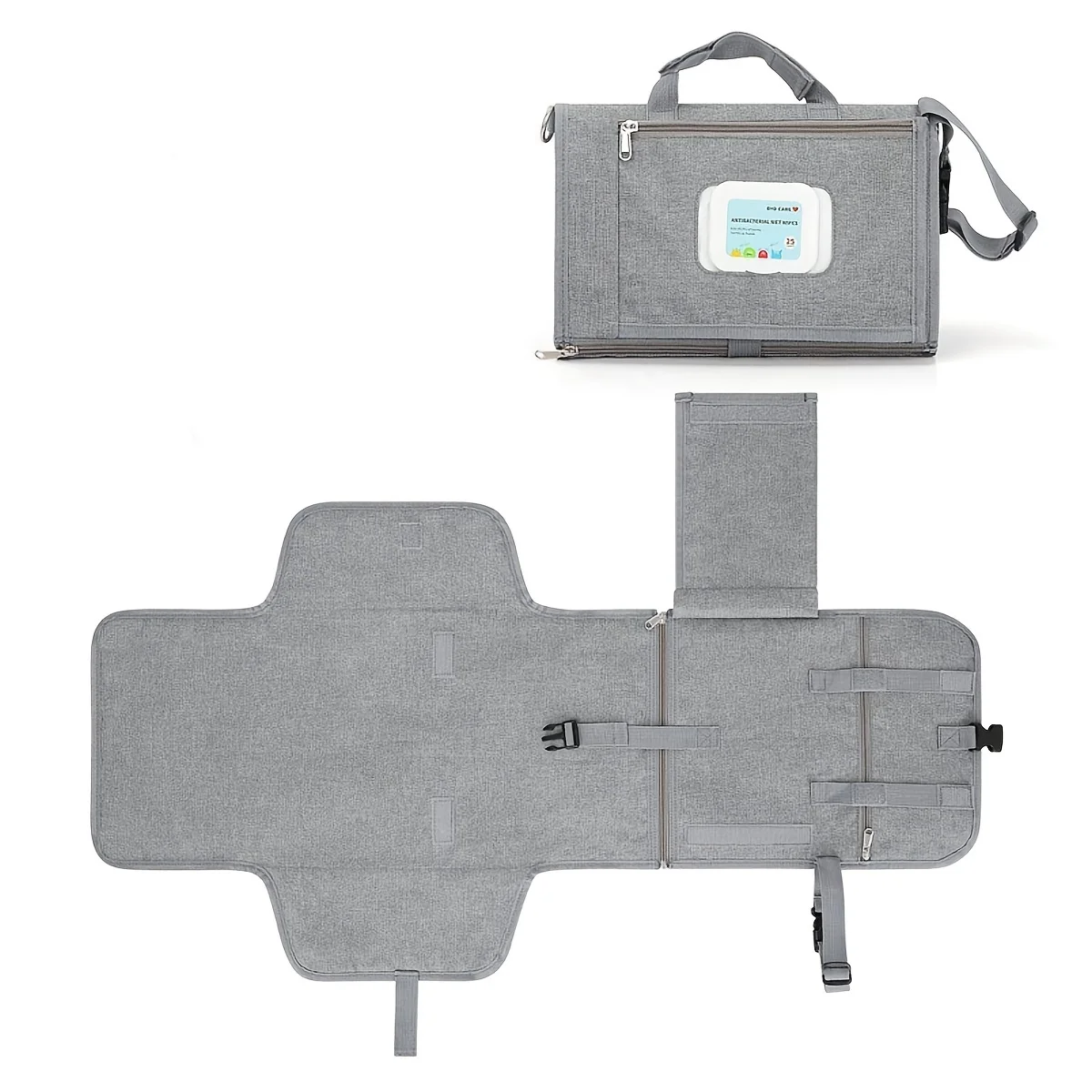 The Ultimate Baby Changing Mat & Stroller Hanging Basket: Super Family Baby Cart Storage Bag & Diaper Storage Bag