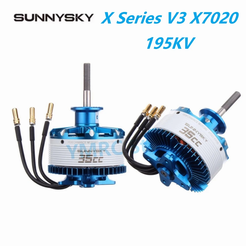 

SunnySky X Series V3 X7020 35CC 195KV бесщеточные двигатели для радиоуправляемого дрона, 3D строительного вертолета