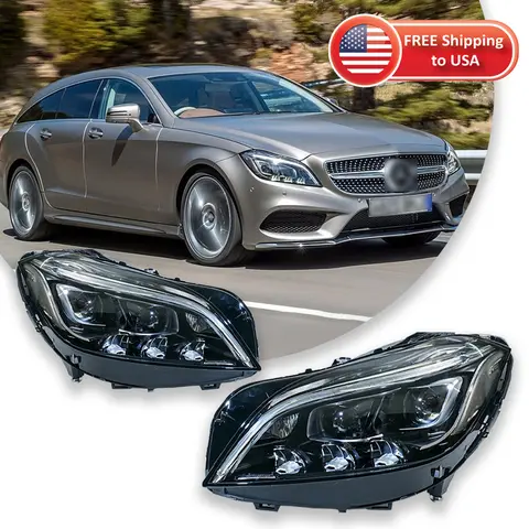 Car Lights For Benz CLS W218 2012-2017 Headlight LED Projetor head Lamp Daytime Running Light Automotive Accessories