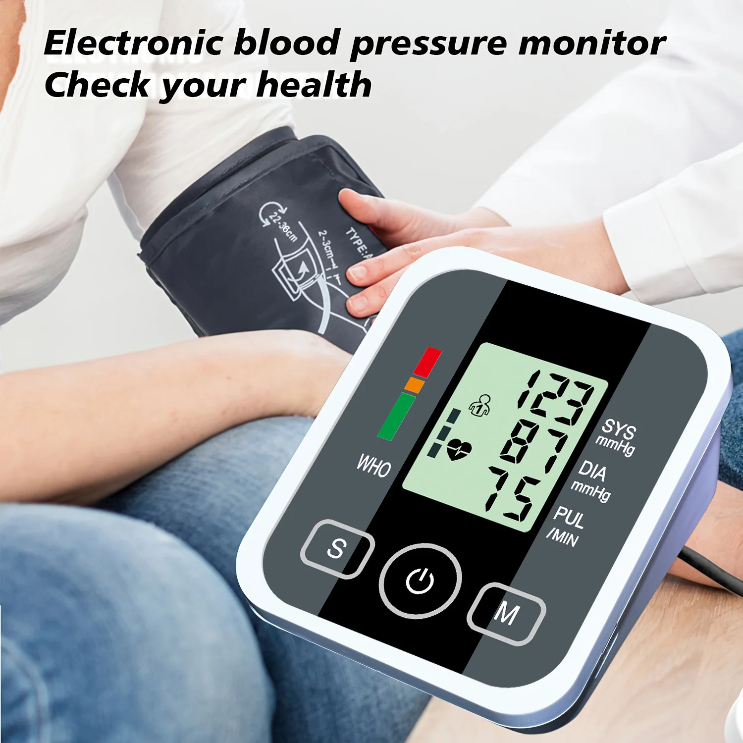 monitor-digital-de-pressao-arterial-braco-superior-automatico-inteligente-hipertensao-para-idosos-esfigmomanometro-medico