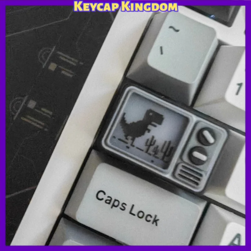 Translucent TV Set Personalized Keycaps Mechanical Keyboard Resin DIY Cute Keycaps PCGaming Keyboard Accessories Collect Gifts - view 6