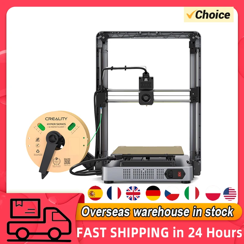 Creality Ender-3 V3 Speedy 600mm/s CoreXZ 3D Printer with Dual-gear Direct Extruder PEI Printing Platform Support Auto-leveling