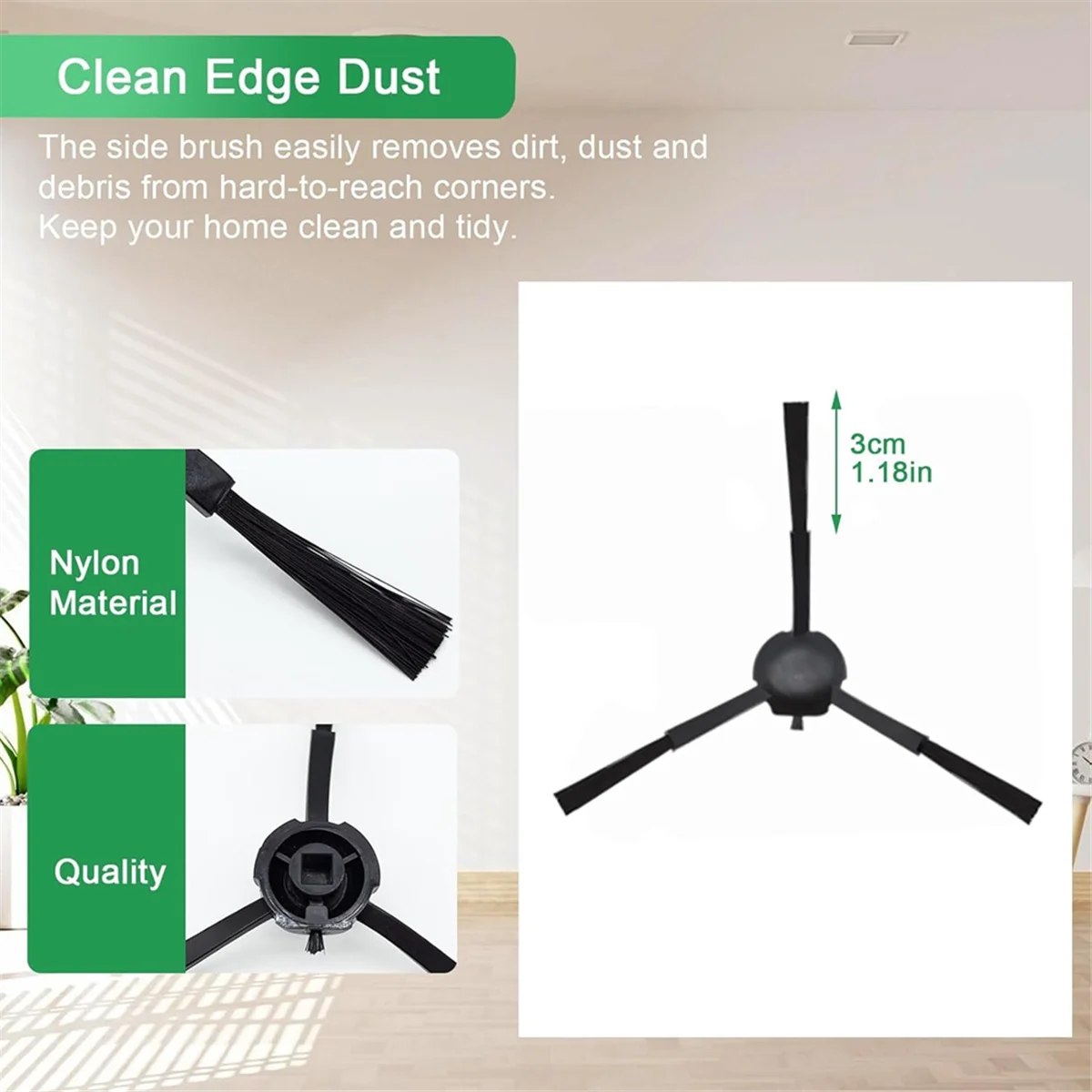 مجموعة ملحقات لقطع غيار المكنسة الكهربائية Dreame L10s Pro Ultra Heat، الفرشاة الرئيسية، المناديل، أكياس الغبار، المرشحات، الفرش الجانبية