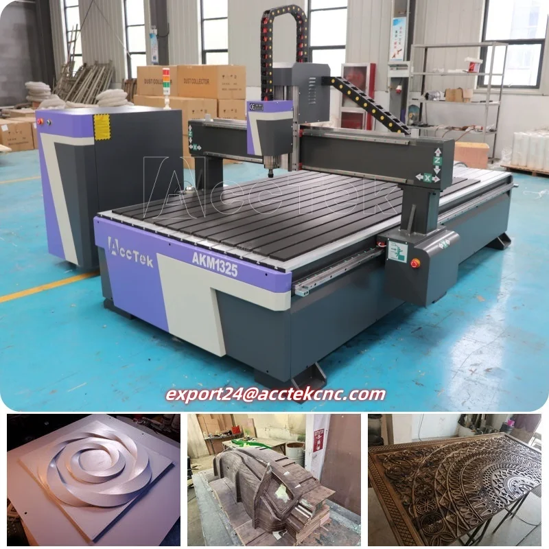 

Woodworking 4x8ft CNC Router for Wood, MDF, Acrylic 3axis 1325 CNC Router Carving Machine with Air Cooling Water Cooling Spindle