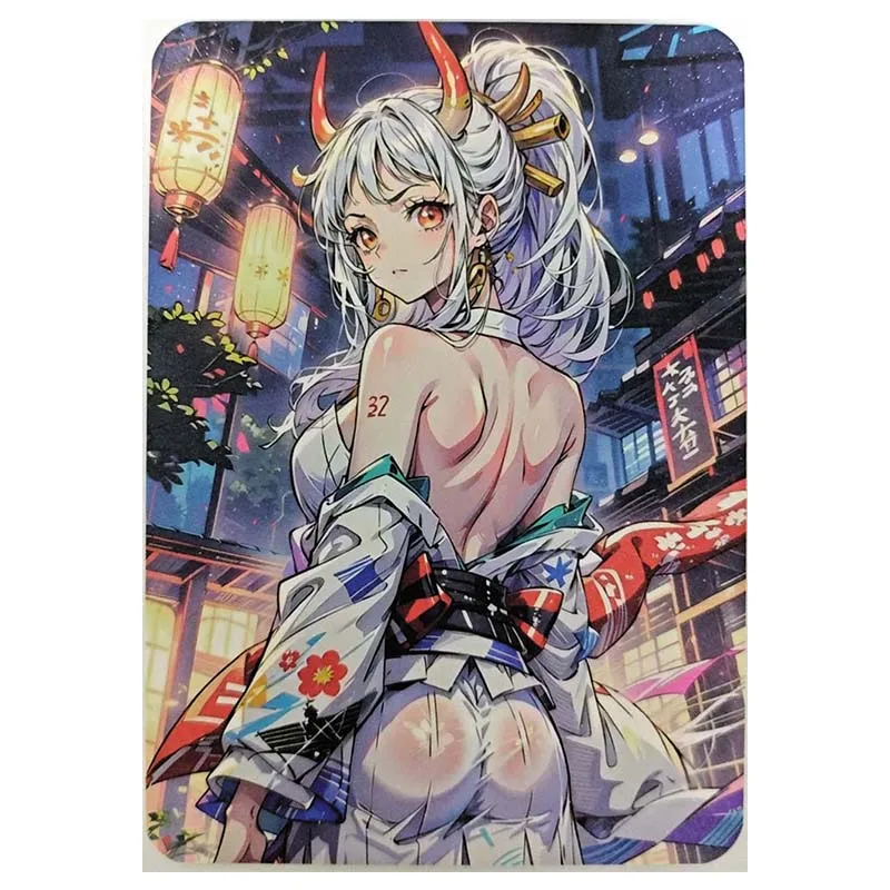 Anime Dea Storia Rare Formato A6 Lamina di Rifrazione Nami Yamato Bulma Ayanami Rei Giocattoli per ragazzi Carte Da Collezione Regalo Di Compleanno