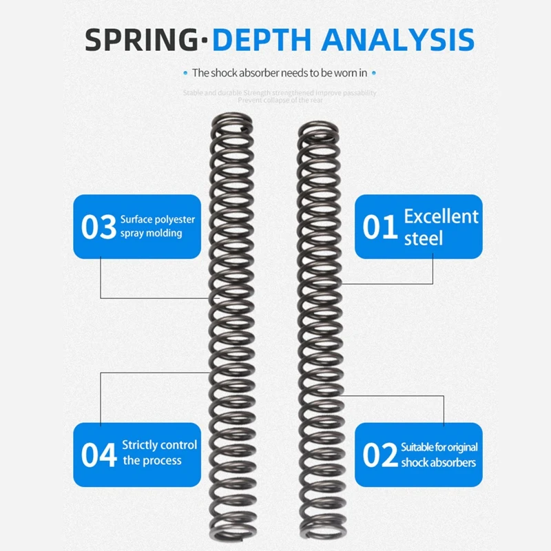 Motorcycle Front Fork Shock Absorber Spring Strengthen For YAMAHA TMAX530 TMAX 530 2012-2016 Accessorie