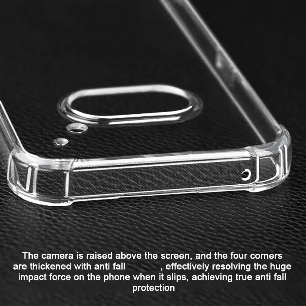 Four-corner Anti-fall Transparent Mobile Phone Case For Nothing Phone 2A Phone Case image 6