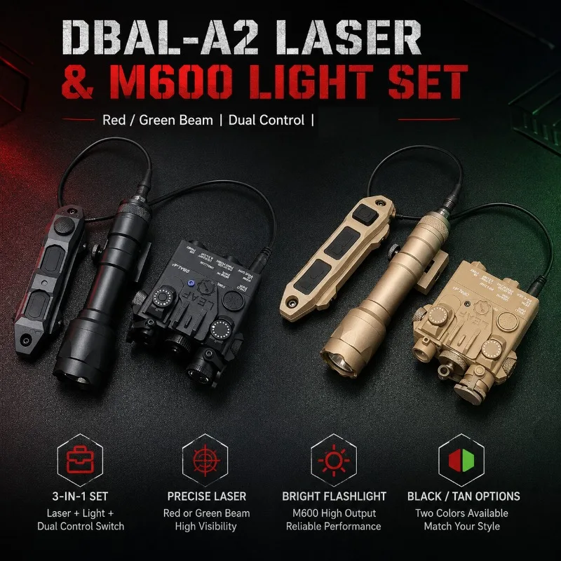 Dual‑Operation Beam Illuminator Box Red‑Green Tone Output for Custom DIY Hobby Modification