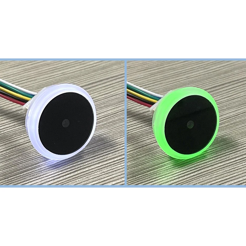 GM861S UART/USB Okrągły mały pierścień wskaźnikowy Skaner kodów kreskowych 1D/QR/2D Moduł skanera kodów kreskowych QR z białą zieloną diodą LED
