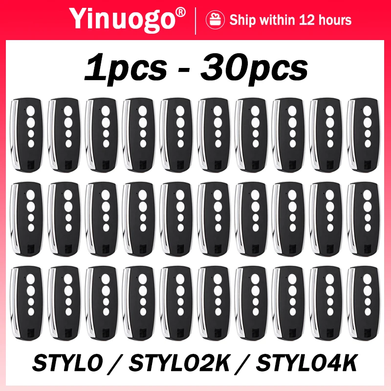 

Совместим с пультом дистанционного управления воротами STYLO 2 4 с плавающим кодом 433 МГц. Работает с пультами дистанционного управления гаражными воротами STYLO STYLO2K и STYLO4K.