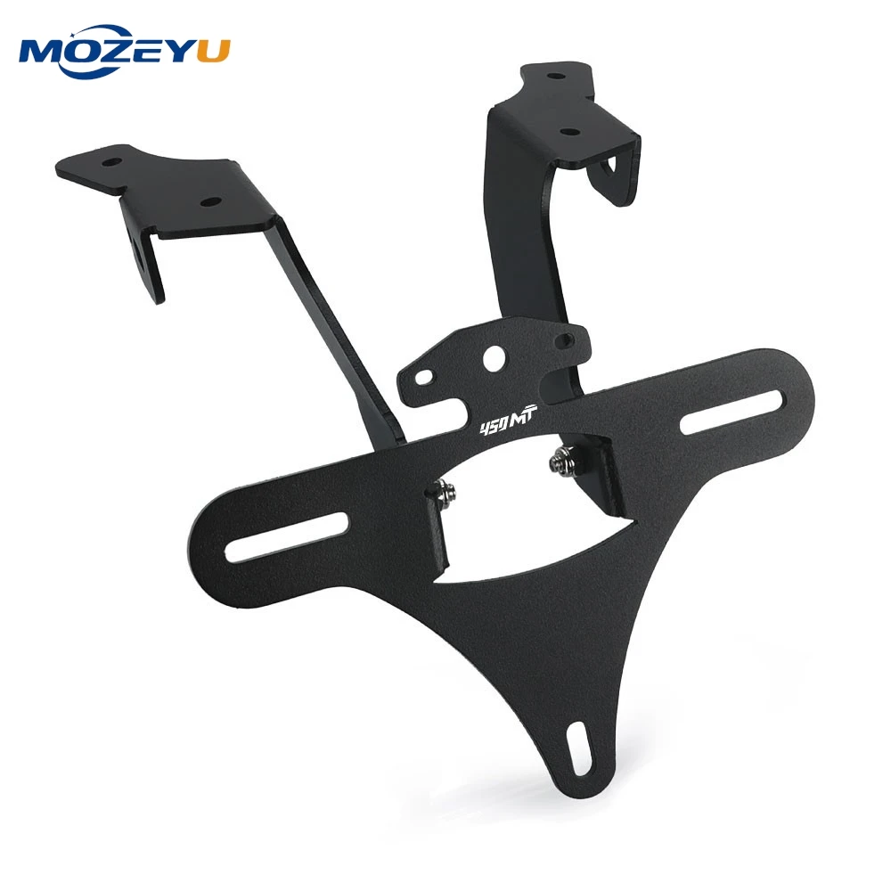 For CFMOTO 450MT IBEX 450 License Plate Holder Fender Eliminator Tail Frame LED Light Motorcycle 450MT 800MT-X 2024 - 2026 2027 5