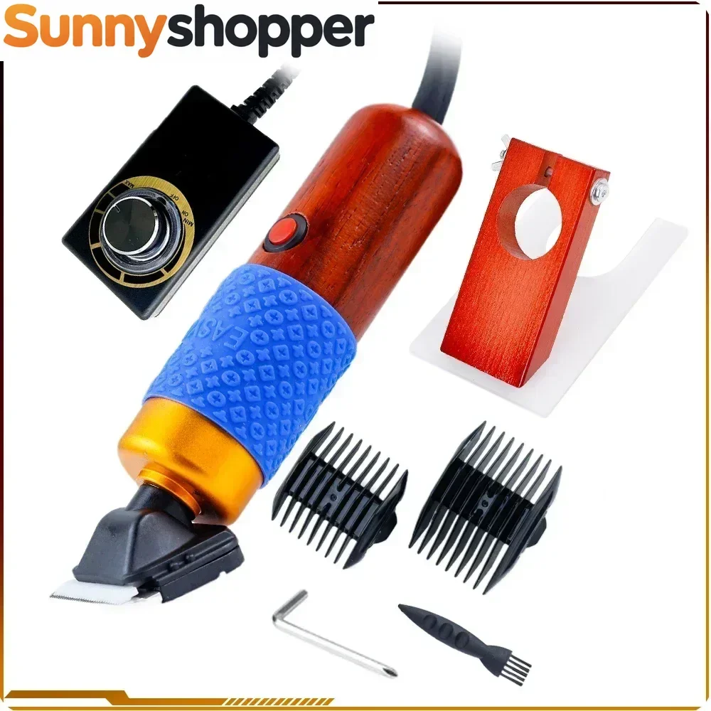 Carpet Trimmer with Shearing Guide 110V-240V Tufted Gun Rug Scissors 200w Pet Sheep Clipper Low Noise Vibration Rug Trimmer