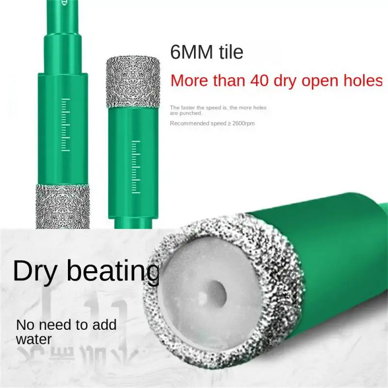 Glass-ceramic Drilling Tool Wear Resistance All-ceramic Floor Tile Drill Vitrified Tile Drilling Bit High Hardness