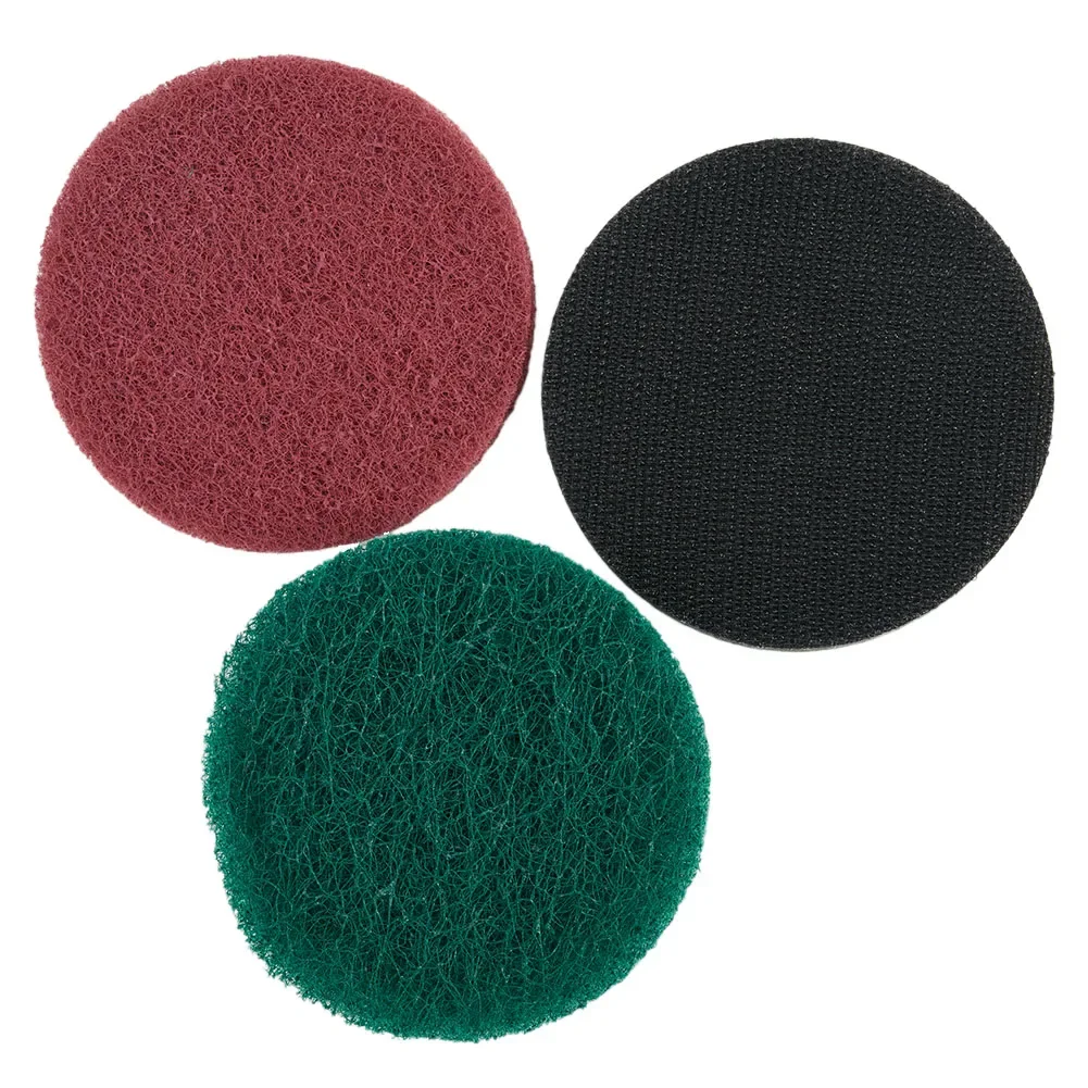 21 Pcs 3 Inch Car Headlight Restoration Kit Sanding Discs With Backing Pad, Scouring Pads Wool Buffing Sponge Polishing Pads