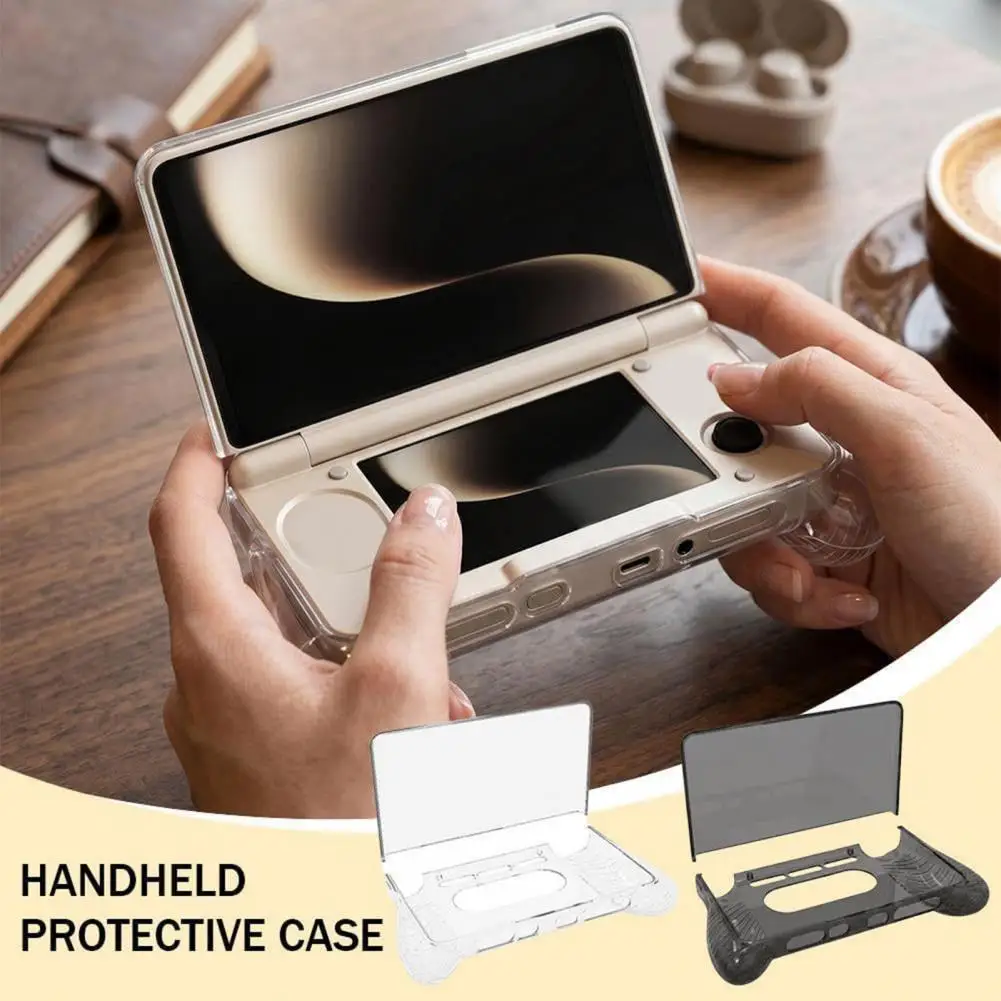 TPU Protective Case for AynThor Handheld Game Console Shockproof Protector Hard Cover with Precise Cutouts for Full Protection