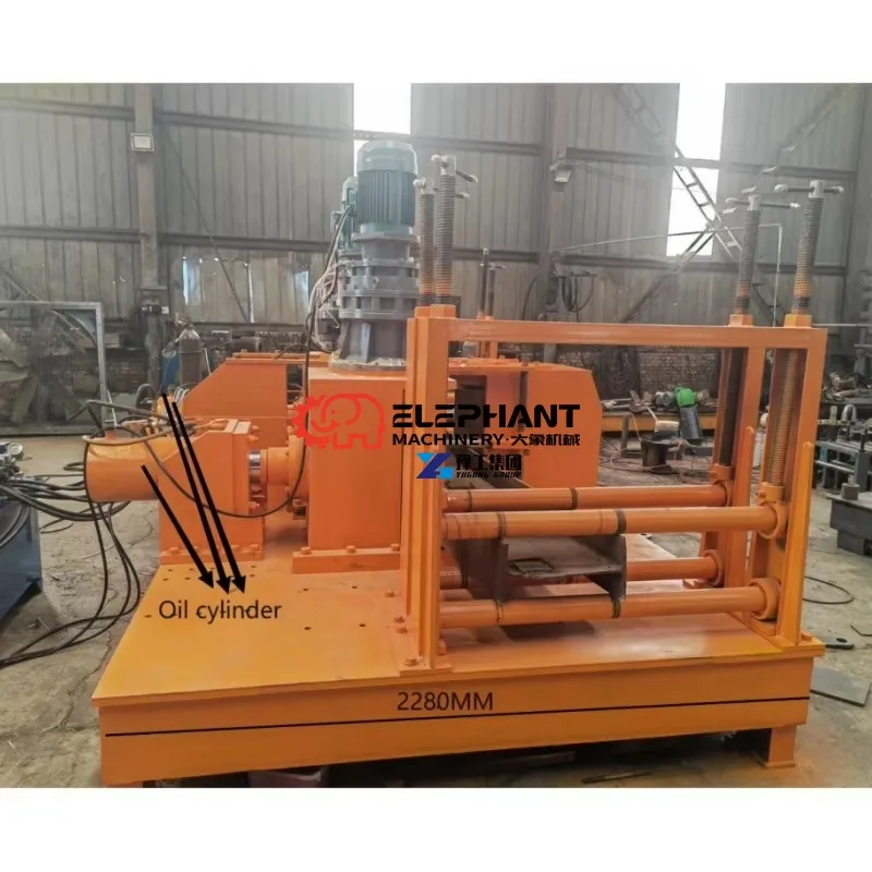 Automatic Heavy Duty H Beam Bending Machine CNC Hydraulic Steel Arch Bender High Precision Customizable Mold Channel Angle Steel