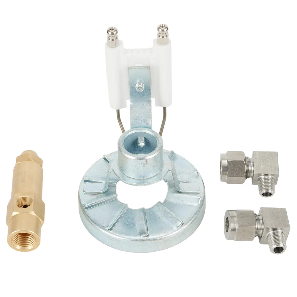 Air Atomizing Waste Oil Burner Nozzle with Siphon Design and Electrode for Low-Pressure High-Viscosity Fuel Atomization
