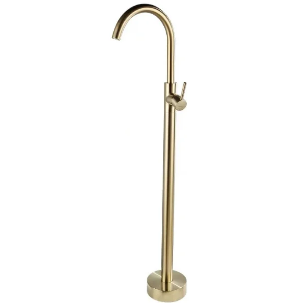 

Bathroom Single Handle Floor Mounted Free Standing Bath Shower Mixer Taps Bathtub Faucet