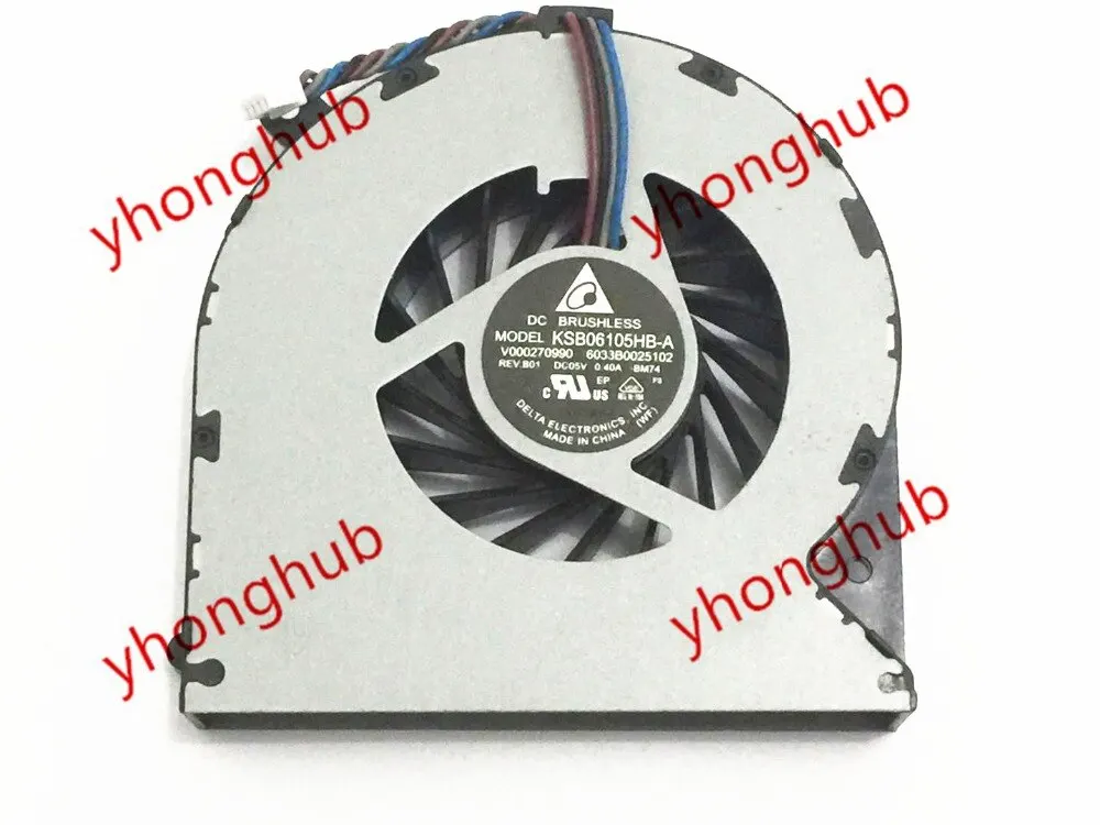 

Delta Electronics KSB06105HB DB1M 6033B0032702A01 Server Cooling Fan DC 5V 0.40A