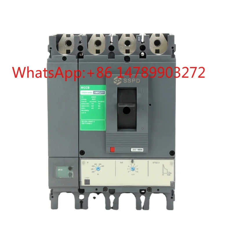 CNSV400N MCCB 4P 400A High Breaking Capacity Cabinet Distribution Safeguard