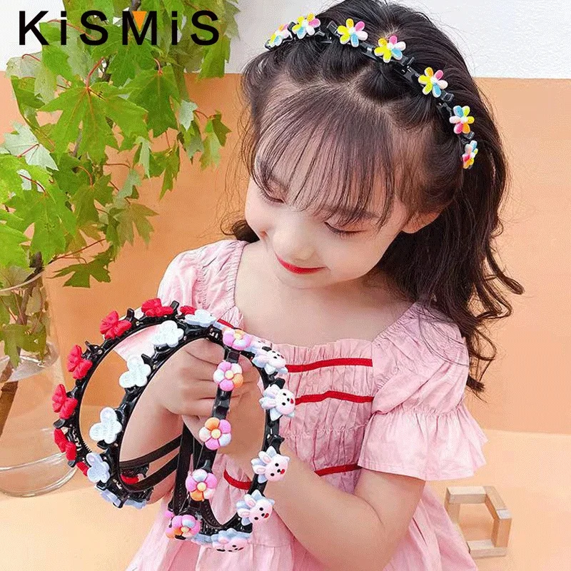 1PC Cute Children's Hair Hoop No Hair Damage Hair Accessories Hairpin for Girls Comfortable Headwear Fashion Hairband
