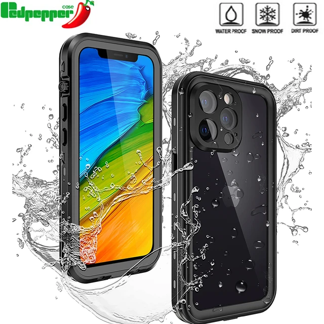 Redpepper IP68 Waterproof Case For iPhone 14 13 12 11 Pro Max X Max XR 13  Mini Underwater 3m Water Proof Shockproof Hard Case - AliExpress