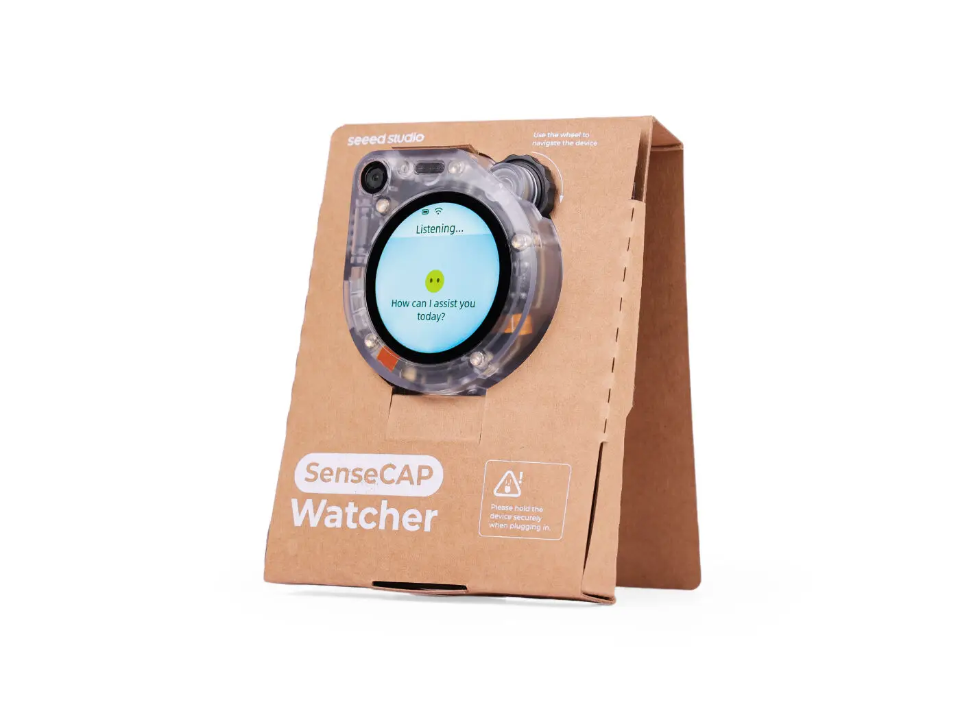 Picture 3: SeeedStudio SenseCAP Watcher Clear Enclosure ESP32-S3 Camera AI Himax WiseEye2 HX6538 AI Agent Agent for Smarter Spaces