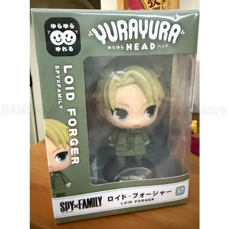 В наличии Оригинальная фигурка PLEX YURAYURA HEAD SPY×FAMILY Loid Forger в стиле чиби, украшение, подарок на день рождения.