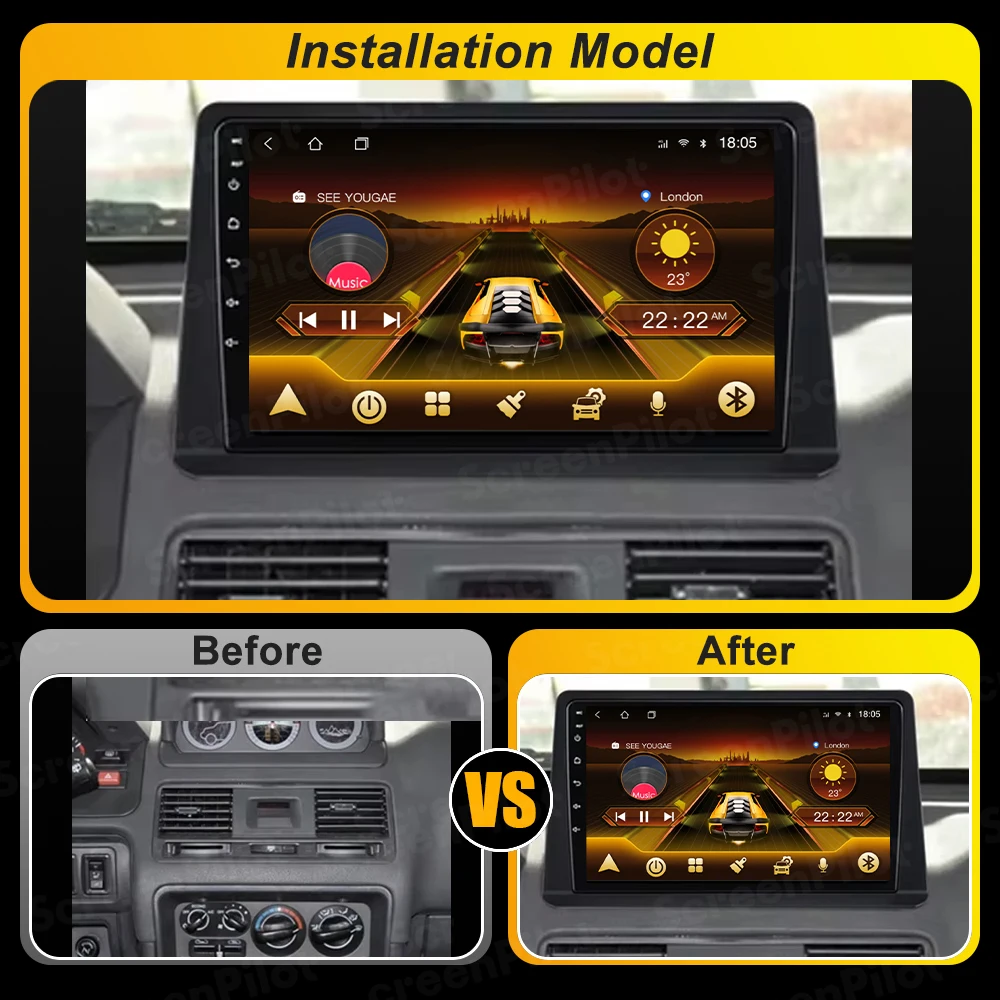 Android 16 For Mitsubishi Pajero 2 V30 V40 V20 1991-2004 Car Radio Multimedia Video Player Bluetooth GPS Navigation Mirror Link
